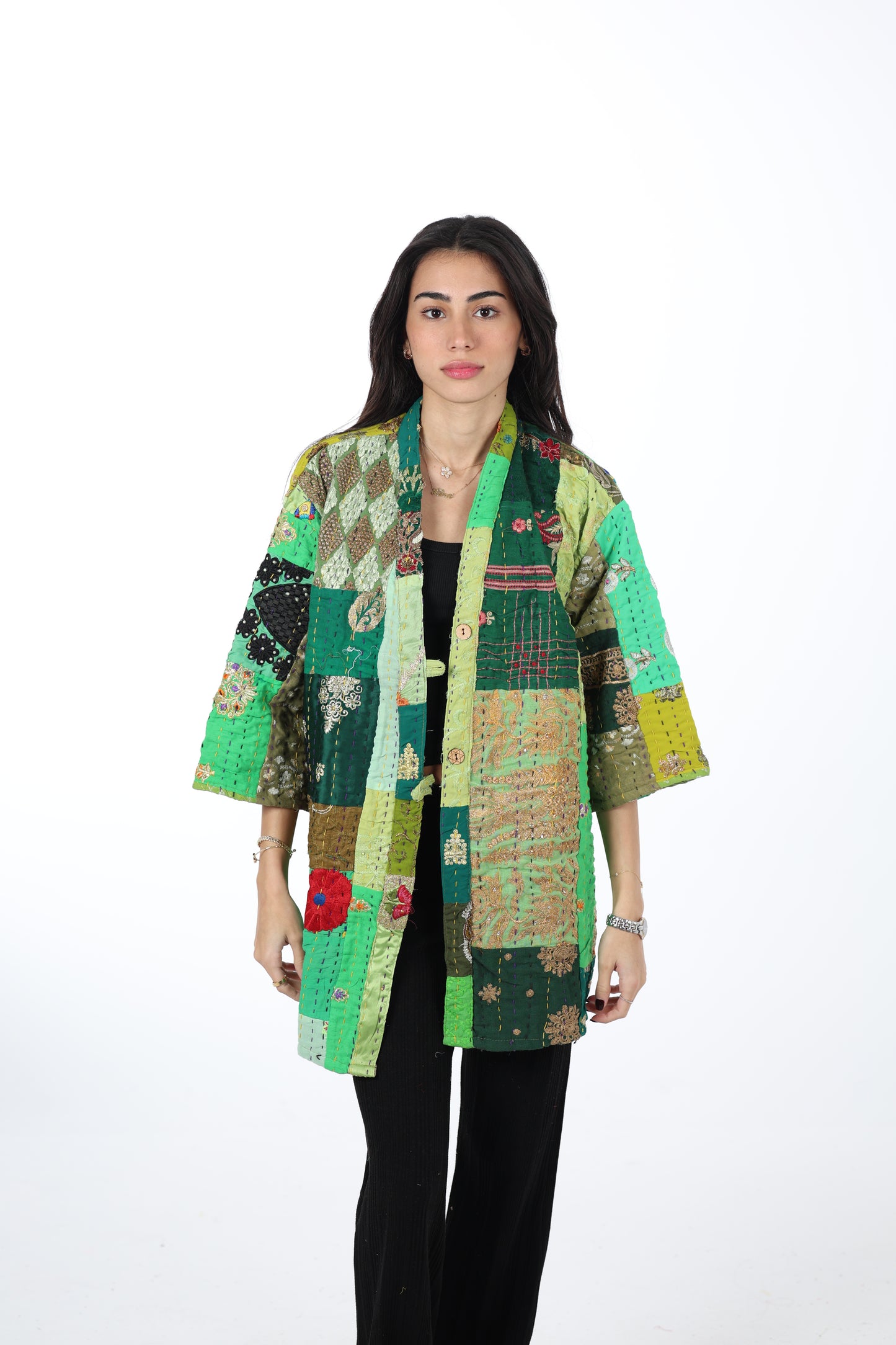 Medellin Embroidered Kimono