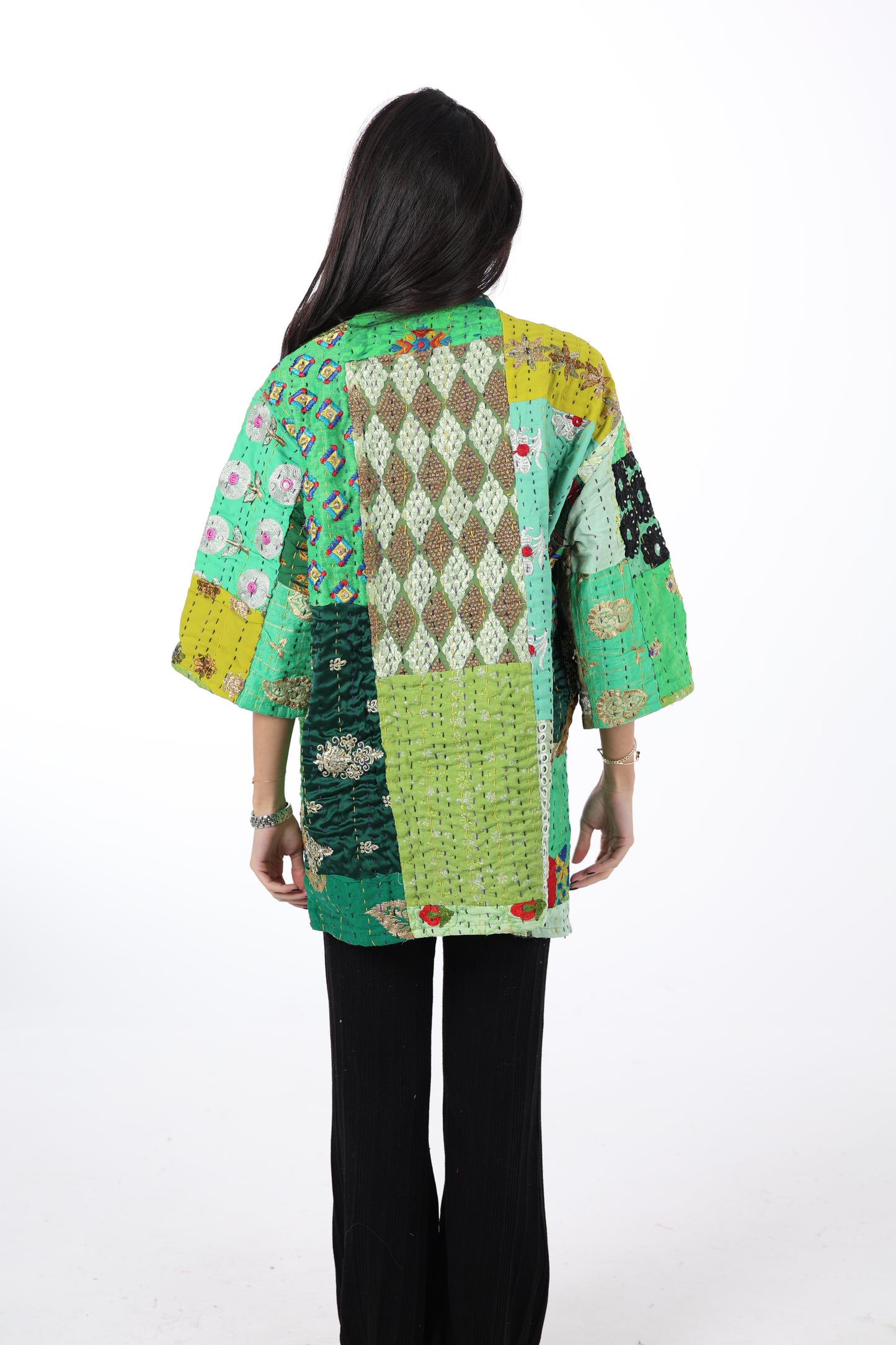 Fez Embroidered Kimono