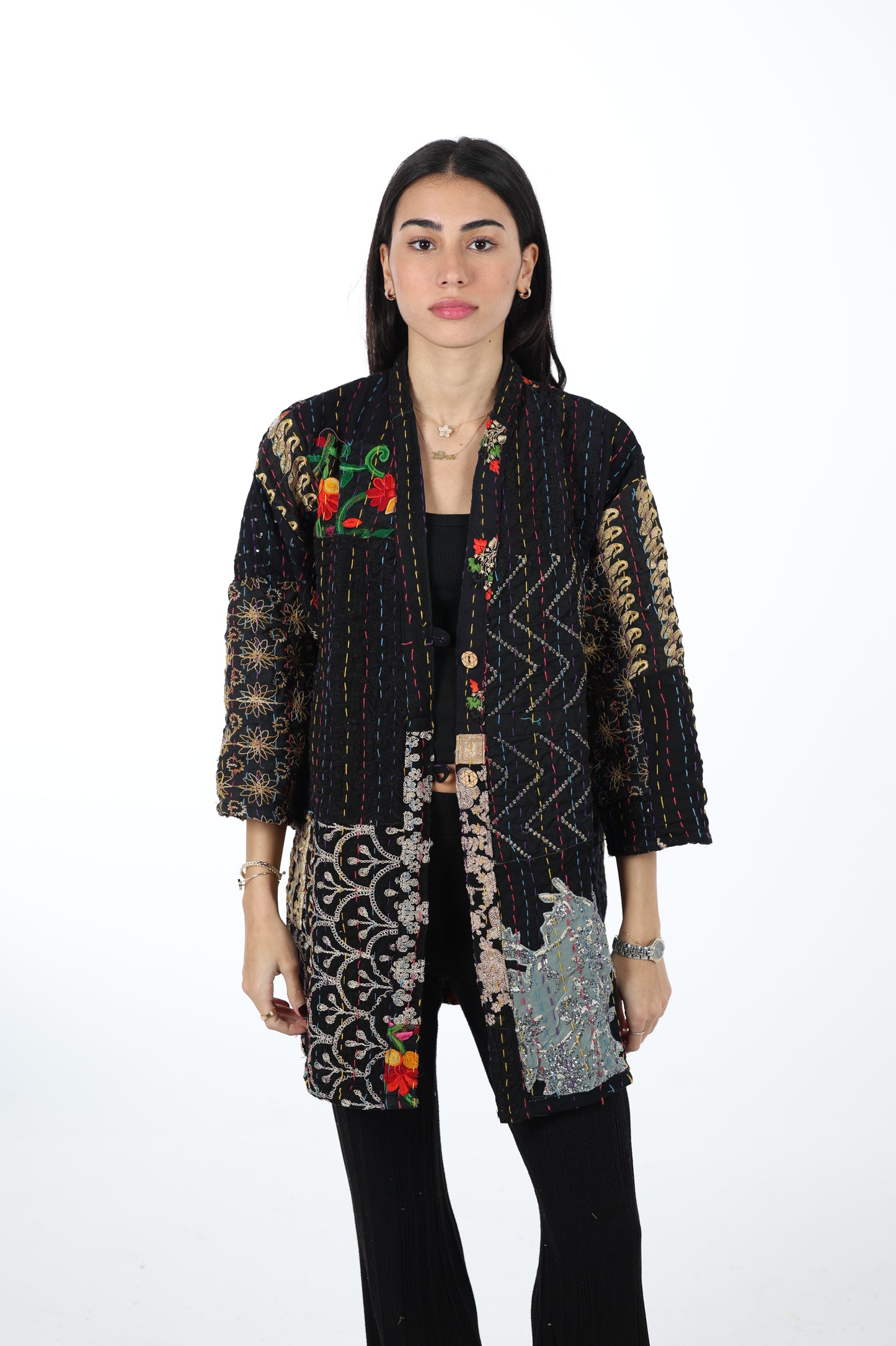 Riyadh Embroidered Kimono